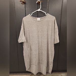 LuLaRoe Irma Tunic - Light Gray - Size XS